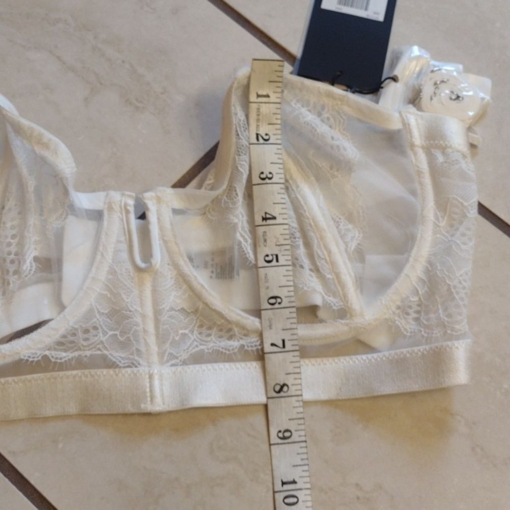 *FinalPrice* NWT Thistle and Spire Mirage Strap Optional Bustier Ivory White 38E - Picture 9 of 9